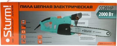 Цепная пила Sturm! CC2016P от сети 2000Вт дл.шины:16" (40cm)