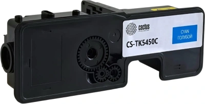 Картридж лазерный Cactus CS-TK5450C TK-5450C голубой (3200стр.) для Kyocera ECOSYS PA2600cx/ PA2600cwx/MA2600cfx/ MA2600cwfx с чипом