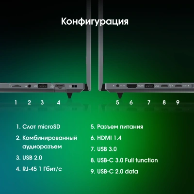 Ноутбук Digma Pro Fortis M Ryzen 5 7430U 16Gb SSD512Gb AMD Radeon Graphics 17.3" IPS FHD (1920x1080) Windows 11 Pro grey WiFi BT Cam 5500mAh (DN17R5-ADXW01)