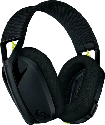 Наушники с микрофоном Logitech G435 черный/желтый накладные BT/Radio оголовье (981-001051)