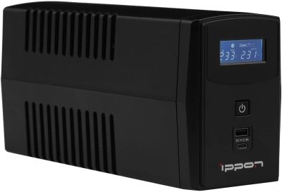 Источник бесперебойного питания Ippon Back Power Pro II 800 480Вт 800ВА черный