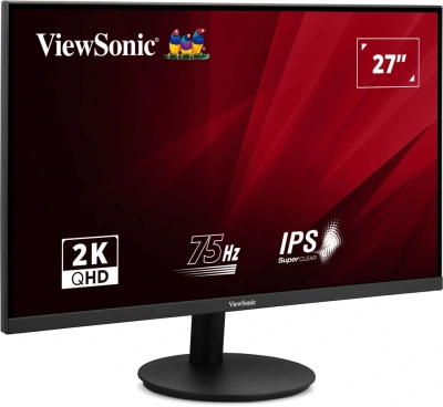 Монитор ViewSonic 27" VA2708-2K-HD-2 черный IPS LED 16:9 HDMI матовая 300cd 178гр/178гр 2560x1440 75Hz DP 2K 3.5кг
