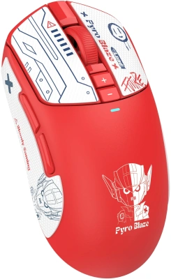 Мышь A4Tech Bloody R72 Pro красный оптическая 26000dpi беспров. USB-C 7but (R72 PRO PYRO BLAZE)