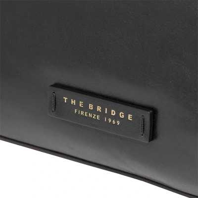 Сумка тоут женская The Bridge Isotta 04642501/30 черная натур.кожа