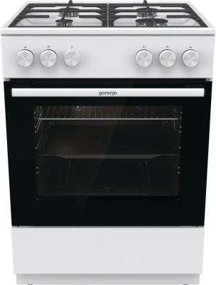 Плита Газовая Gorenje GG6A10WFFM белый (без крышки) реш.сталь