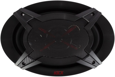 Колонки автомобильные Kicx ST 693 200Вт 92дБ 4Ом 16x24см (6x9дюйм) (ком.:2кол.) коаксиальные трехполосные