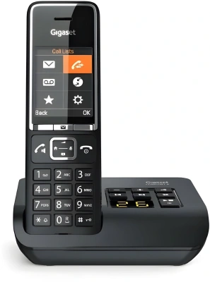 Р/Телефон Dect Gigaset Comfort 550A черный автооветчик АОН