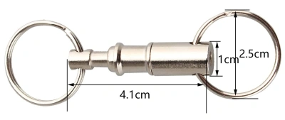 Карабин для ключей Victorinox 4.1835 серебристый