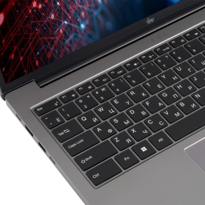 Ноутбук IRU Strato 16ALMR Core i5 12450H 16Gb SSD512Gb Intel UHD Graphics 16" IPS WQXGA (2560x1600) Windows 11 Pro silver WiFi BT Cam 5400mAh (2159330)
