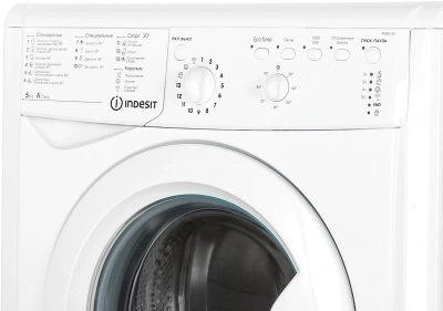 Стиральная машина Indesit EcoTime IWSB 5105 класс: A загр.фронтальная макс.:5кг белый