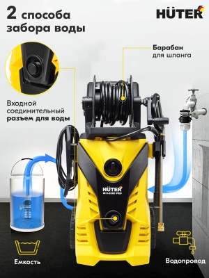 Минимойка Huter W-5-2600 PRO 2600Вт (70/8/33)