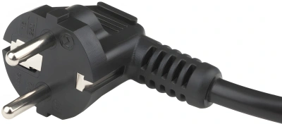 Шнур питания Hyperline PWC-IEC19-SHM-1.8-BK C19-Schuko проводник.:3x1.5мм2 1.8м 250В 16А (упак.:1шт) черный