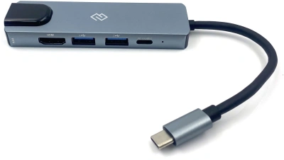 Стыковочная станция Digma DS-940 USB Type-C серый 1xHDMI 1xRJ-45 1xUSB Type-C 1xUSB 3.0 2xUSB