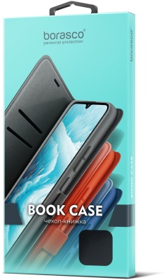 Чехол (флип-кейс) BoraSCO для Realme C51/C53/Note 50 Book Case черный (72246)
