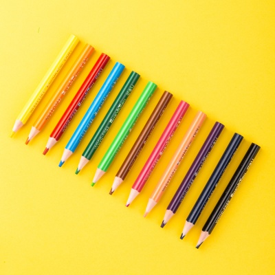 Карандаши цв. Deli EC114-12 Enovation трехгран. пластик 12цв. коробка/европод. (12шт)