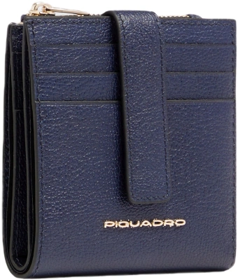 Чехол для кредитных карт Piquadro Patricia PP6843W140R/BLU темно-синий натур.кожа