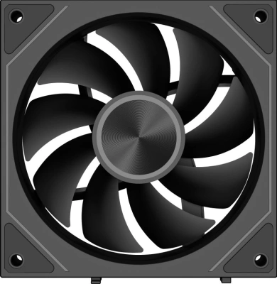 Вентилятор для корпуса PcCooler F3 X120 ARGB 120х120x25 черный 4-pin 28.4дБ (F3X120-BKAC112-GL) Ret