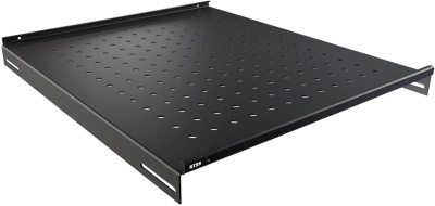 Полка стационарная NTSS NTSS-FS-800-BL 1U нагр.:60кг. 19" 550мм черный