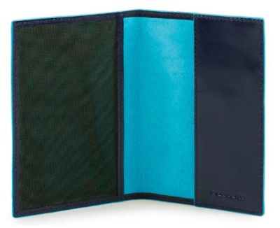 Обложка для паспорта Piquadro Blue Square PP5255B2/BLU2 синий натур.кожа