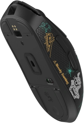 Мышь A4Tech Bloody R72 Ultra Duo Renegade черный оптическая 20000dpi беспров. USB/USB-C 7but