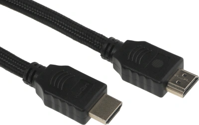 Кабель аудио-видео Cactus CS-HDMI.2-1.8 HDMI (m)/HDMI (m) 1.8м. позолоч.конт. черный