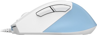 Мышь A4Tech Fstyler FM45S Air голубой/белый оптическая 2400dpi silent USB 7but (FM45S AIR USB (LCY BLUE))