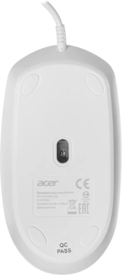 Мышь Acer OMW401 белый оптическая 2000dpi USB 4but (ZL.MCEEE.030)