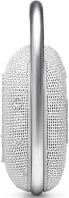 Колонка порт. JBL Clip 4 белый 5W 1.0 BT 15м 500mAh (JBLCLIP4WHT)