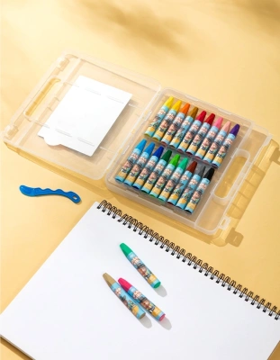 Масляная пастель Deli EC20114 Color Emotion шестигранные 18цв. пл.кор.