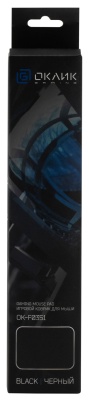 Коврик для мыши Оклик OK-F0351 черный 350x280x3мм