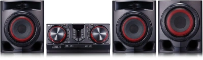 Минисистема LG XBoom CJ45 черный 720Вт FM USB BT