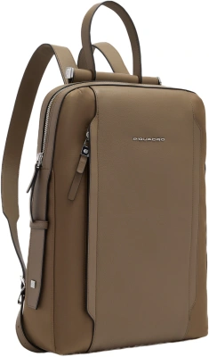 Рюкзак женский Piquadro Lyra CA4576W92T/M коричневый нейлон/натур.кожа