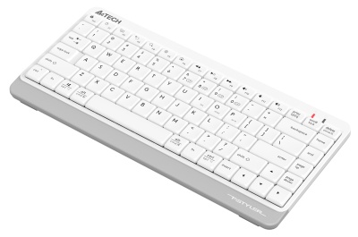 Клавиатура A4Tech FBK11 белый/серый USB беспроводная BT/Radio slim (FBK11 WHITE)