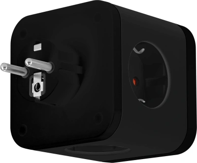 Сетевой разветвитель Buro BU-PW3UC-B (3 розетки) черный (коробка)