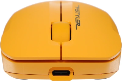 Мышь A4Tech Fstyler FG15CS Air2 желтый оптическая 1200dpi silent беспров. USB для ноутбука 3but
