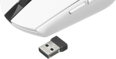 Мышь Logitech G304 Lightspeed белый оптическая 12000dpi беспров. USB 5but (910-005295)