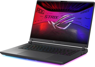Ноутбук Asus ROG Strix G16 G615LR-S5348 Core Ultra 7 255HX 32Gb SSD1Tb NVIDIA GeForce RTX5070Ti 12Gb 16" IPS WQXGA (2560x1600) без ОС grey WiFi BT Cam (90NR0LR1-M00FB0)