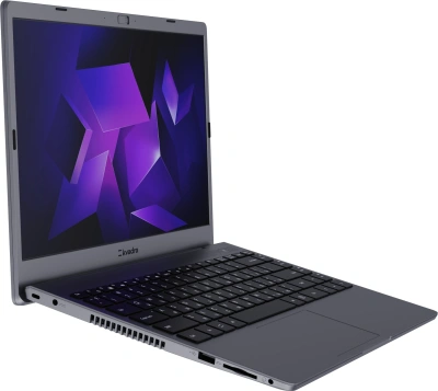 Ноутбук Kvadra Nau LE14U Core i3 1215U 8Gb SSD256Gb Intel UHD Graphics 14.1" IPS FHD (1920x1080) без ОС dk.grey WiFi BT Cam (Y22L01P01101R_3C7D51)