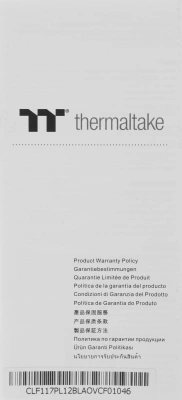 Вентилятор для корпуса Thermaltake Toughfan 12 120х120x25 черный 4-pin 22.3дБ (CL-F117-PL12BL-A) Ret