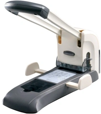 Дырокол Kw-Trio Lever-Tech HD 9546 макс.:100лист. металл/пластик серый отв.:2 с линейкой