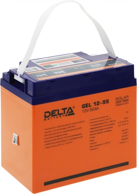 Батарея для ИБП Delta GEL 12-55 12В 55Ач