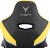 Кресло игровое Knight Thunder 5X черный/желтый экокожа крестов. металл Кресло игровое Knight Thunder 5X черный/желтый экокожа крестов. металл
