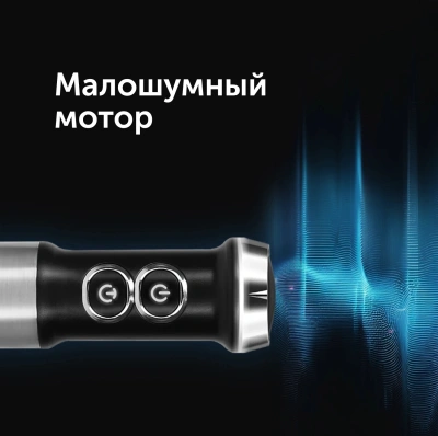 Блендер погружной Red Solution HB2901 1200Вт серебристый/черный