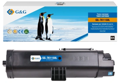 Картридж лазерный G&G GG-TK1150L черный (7200стр.) для Kyocera ECOSYS M2135DN/M2635DN/M2735DW;P2235D