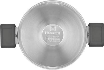 Кастрюля Rondell Quadro RDS-1596 3.1л. d=20см (с крышкой) стальной