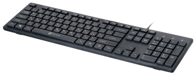 Клавиатура Оклик 520M2U черный/черный USB slim Multimedia (1061587) кабель 1.6м