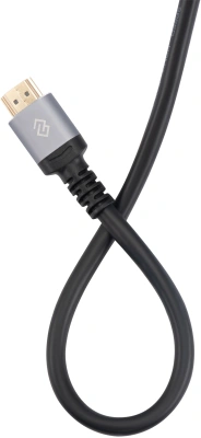 Кабель аудио-видео Digma D-HDMI-V2.0-1.5M HDMI (m)/HDMI (m) 1.5м. позолоч.конт. черный