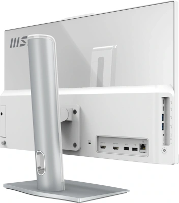 Моноблок MSI Modern AM242P 1M-1024XRU 23.8" Full HD Core 5 120U (1.4) 8Gb SSD512Gb HDG без ОС GbitEth WiFi BT 120W клавиатура мышь Cam белый 1920x1080