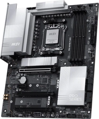 Материнская плата MSI PRO X870E-P WIFI Socket AM5 AMD X870E 4xDDR5 ATX AC`97 8ch(7.1) 5Gigabit RAID+HDMI
