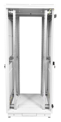 Шкаф серверный ЦМО (ШТК-М-42.8.10-4ААА) напольный 42U 800x1000мм пер.дв.перфор. задн.дв.спл.стал.лист 2 бок.пан. направл.под закл.гайки 550кг серый 855мм 134.3кг 180град. 2030мм IP20